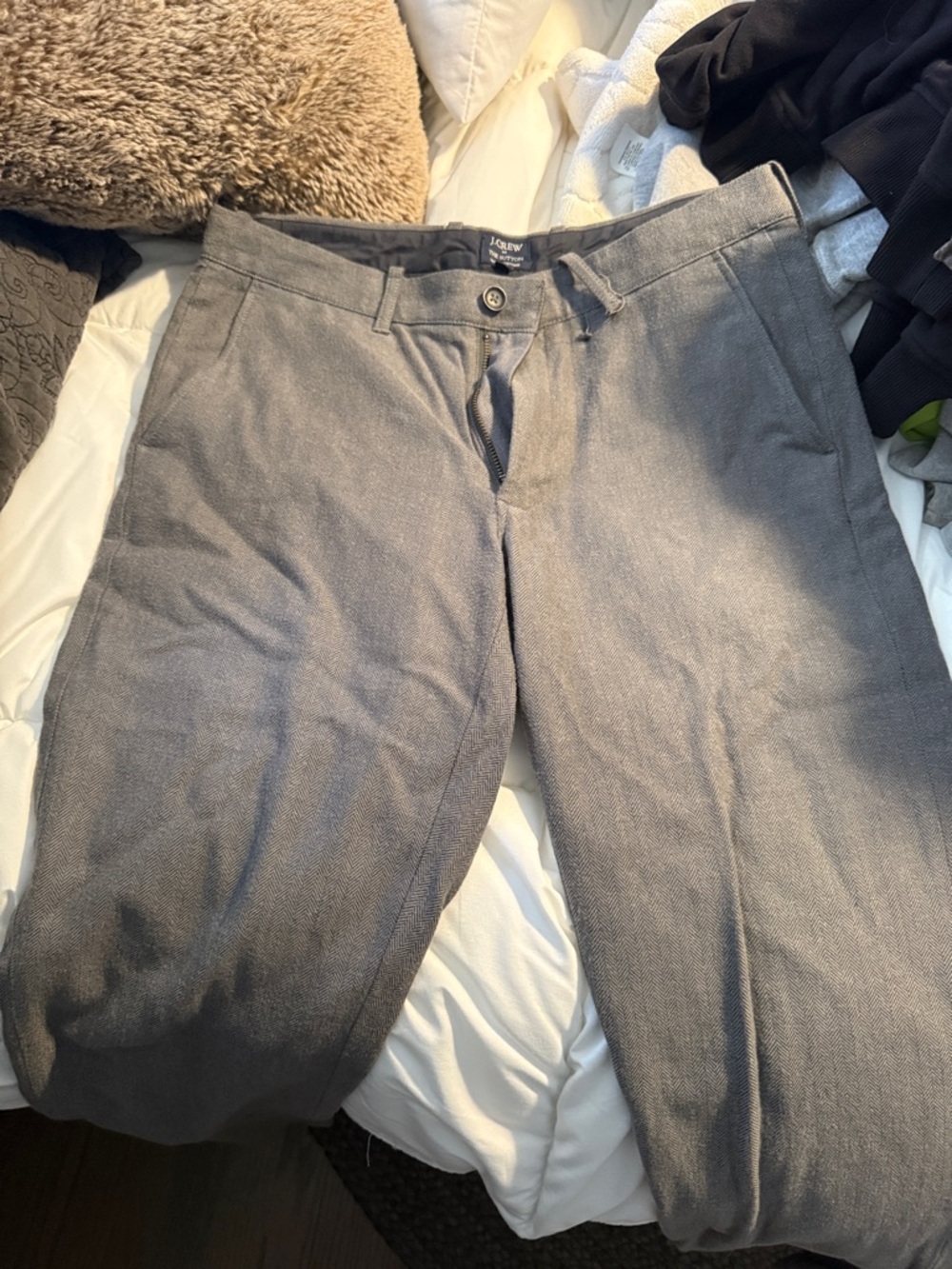 J. Crew Men's Gray Dress Chinos